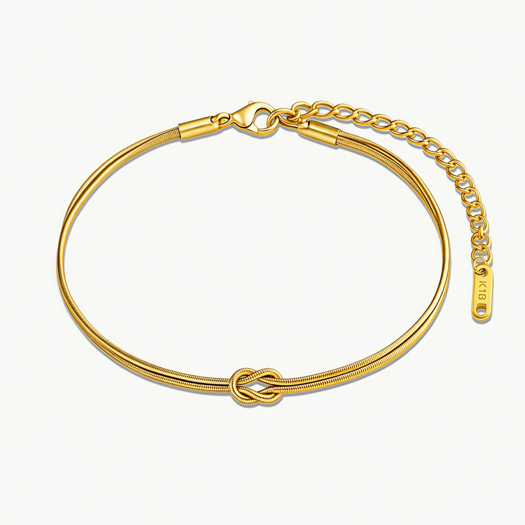 Pulsera Nudo Eterno — “Tú y Yo.”