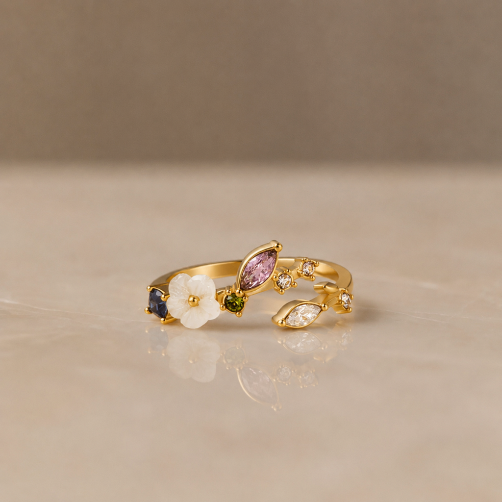 Anillo"Flores de Primavera"