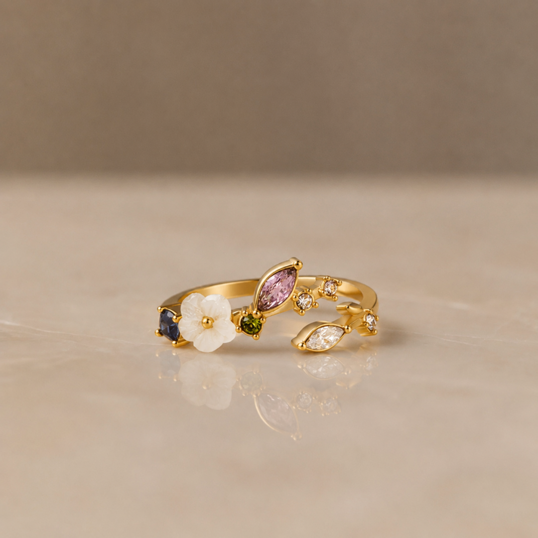 Anillo"Flores de Primavera"