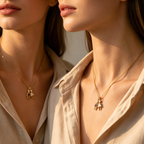 Collar con Piedra de Nacimiento — “Amistad sin fin”