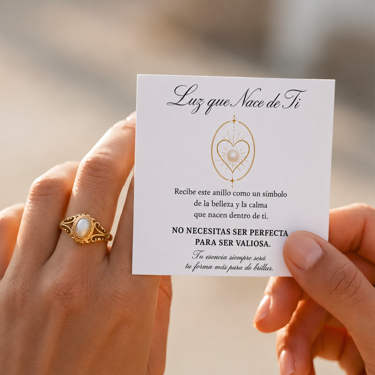 Anillo Pureza – Luz que Nace de Ti