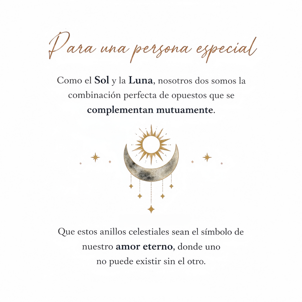 Anillos Dúo Sol y Luna
