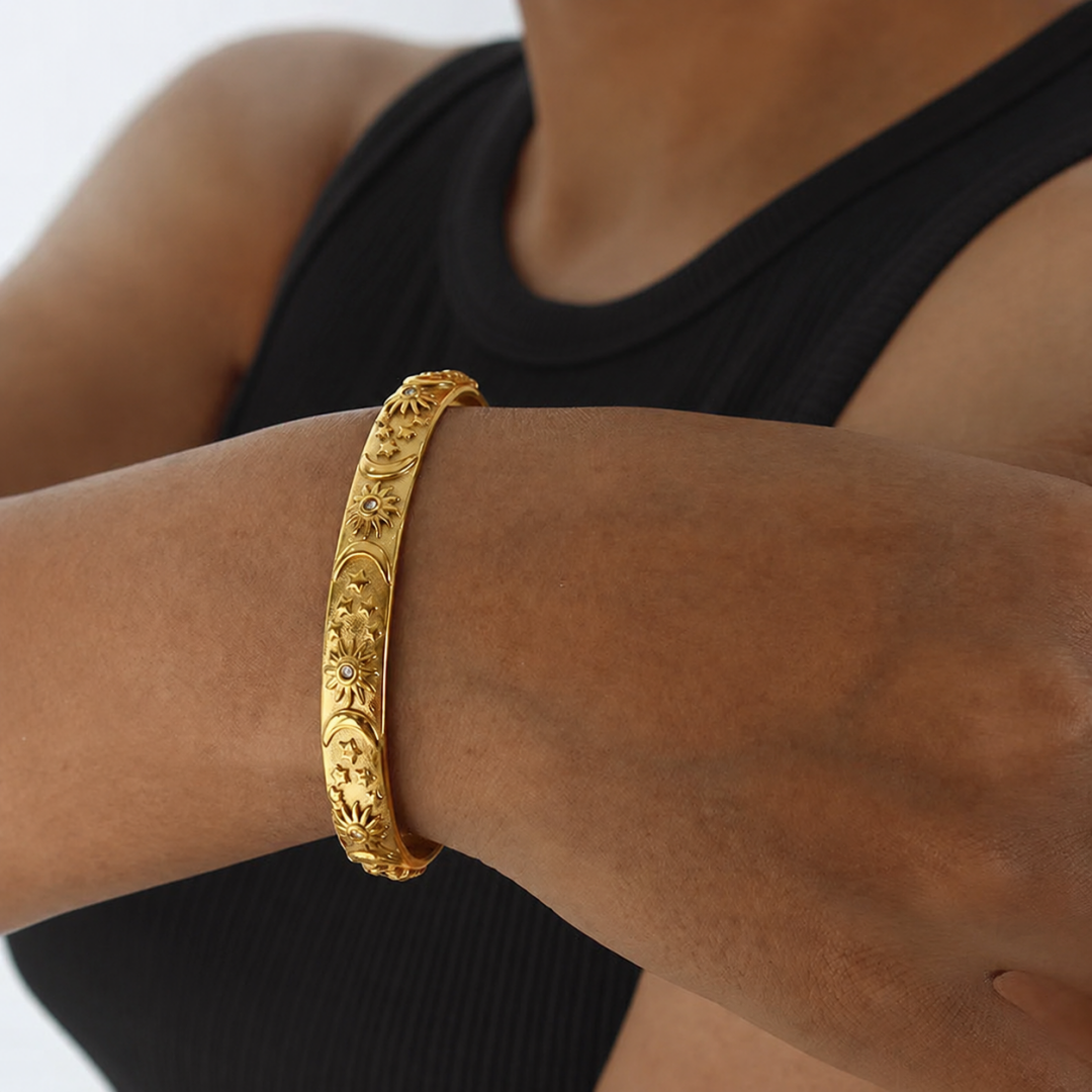 Pulsera Sol, Luna y Estrellas