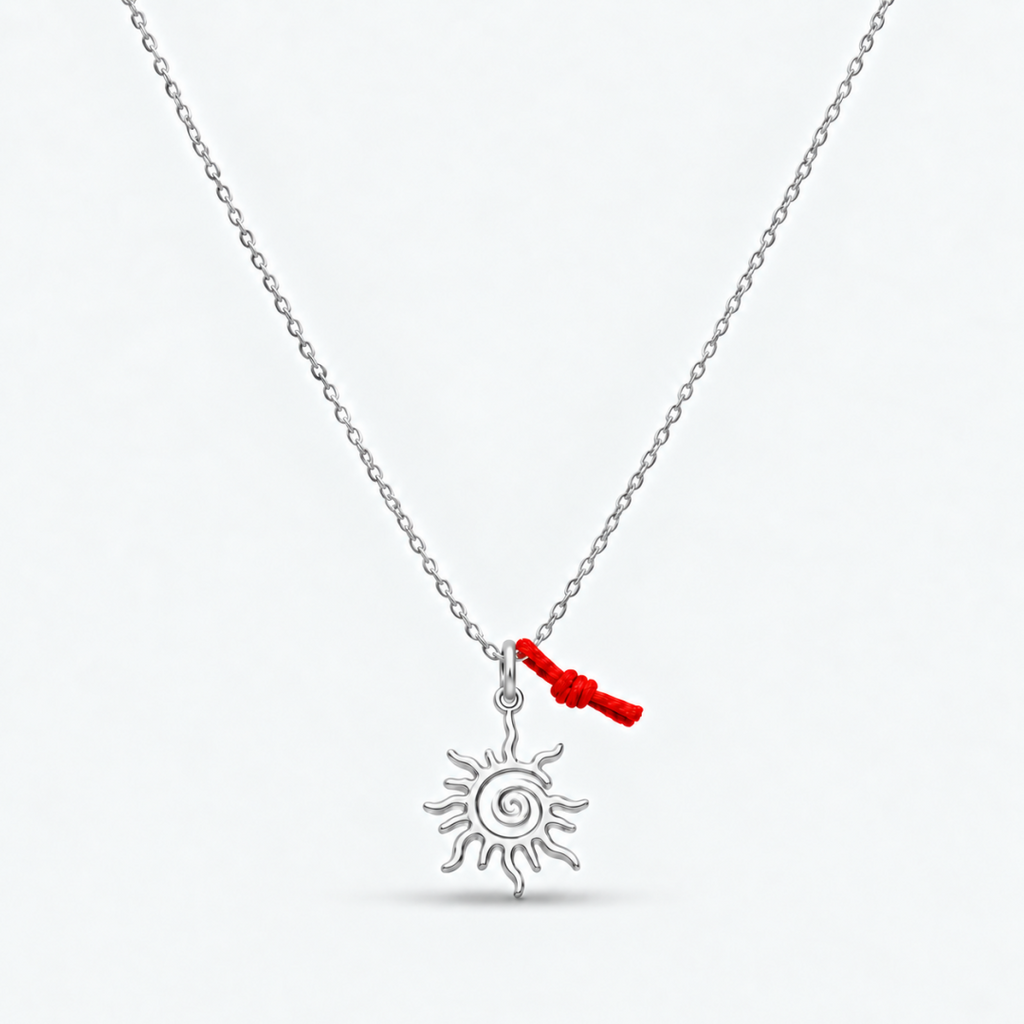 Collar Amuleto Hilo Rojo
