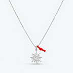 Collar Amuleto Hilo Rojo