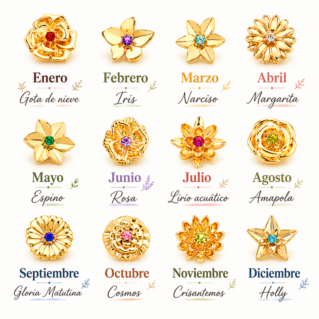 Pulsera Flores Eternas - Personalizable
