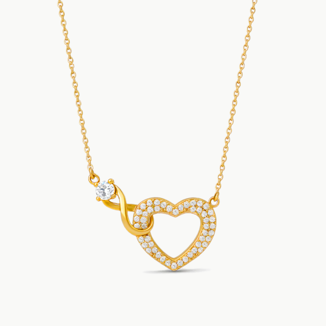 Collar Corazón Infinity