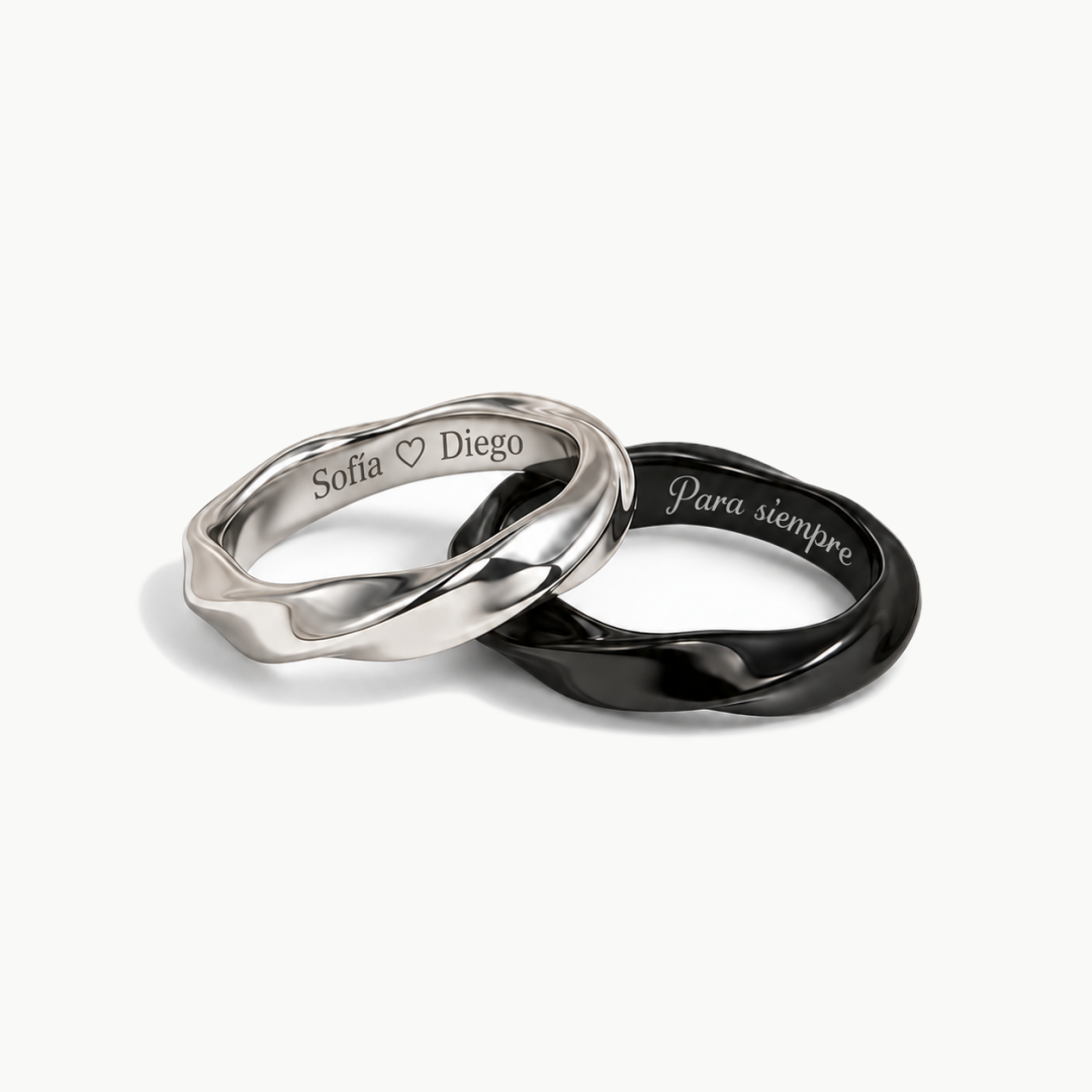 Anillos de Promesa – Juego de Anillos para Pareja