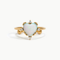 Anillo Confía en Ti – Corazón de Ópalo