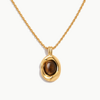 Collar Brújula Interior – Ojo de Tigre