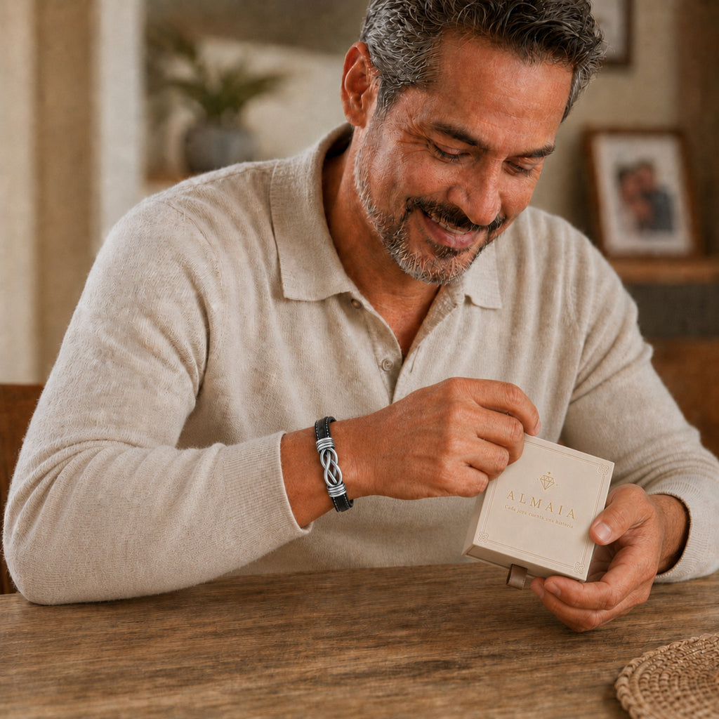 Pulsera Nudo Eterno para Papá | Regalo Especial Día del Padre