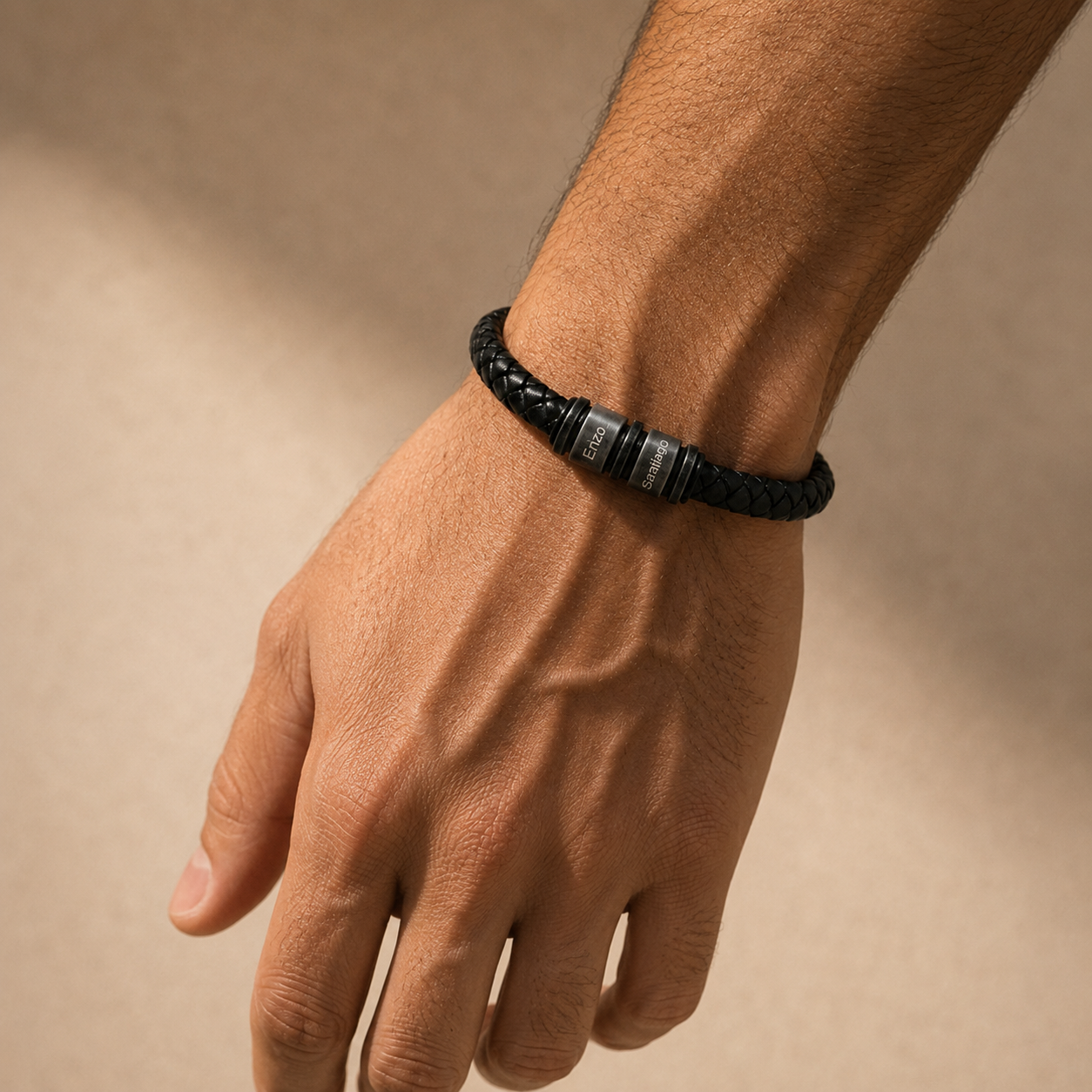 Pulsera personalizada con nombres—Fuerza de Familia
