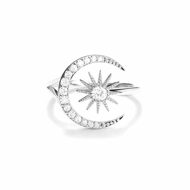 Anillo Luna Creciente — Renacer en Luz