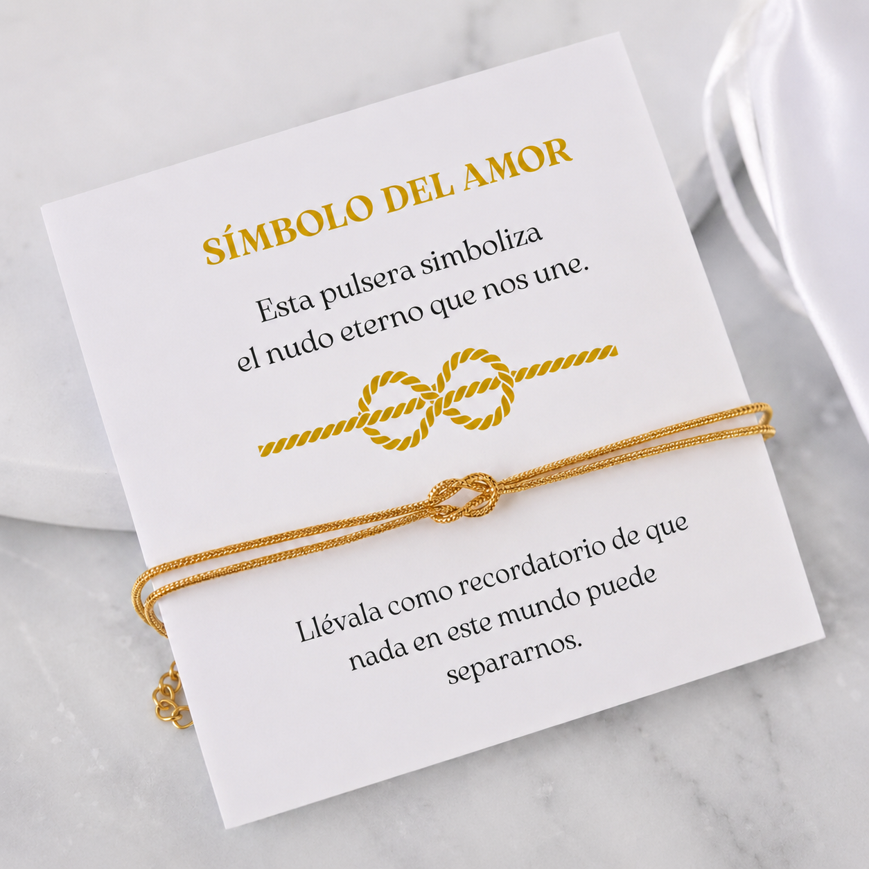 Pulsera Nudo Eterno — “Símbolo del amor”