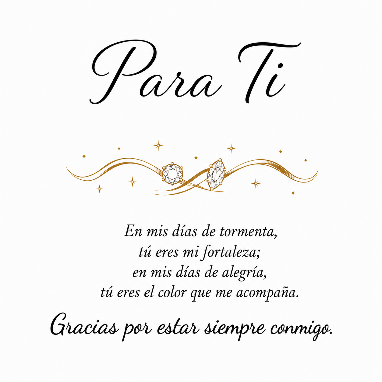 Anillo Infinito - Tú y Yo