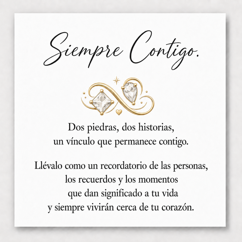 Anillo Siempre Contigo - Personalizado