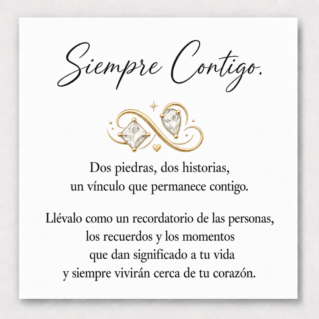 Anillo Siempre Contigo - Personalizado