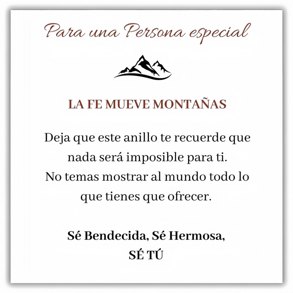Anillo Aventura - Amor y Amistad