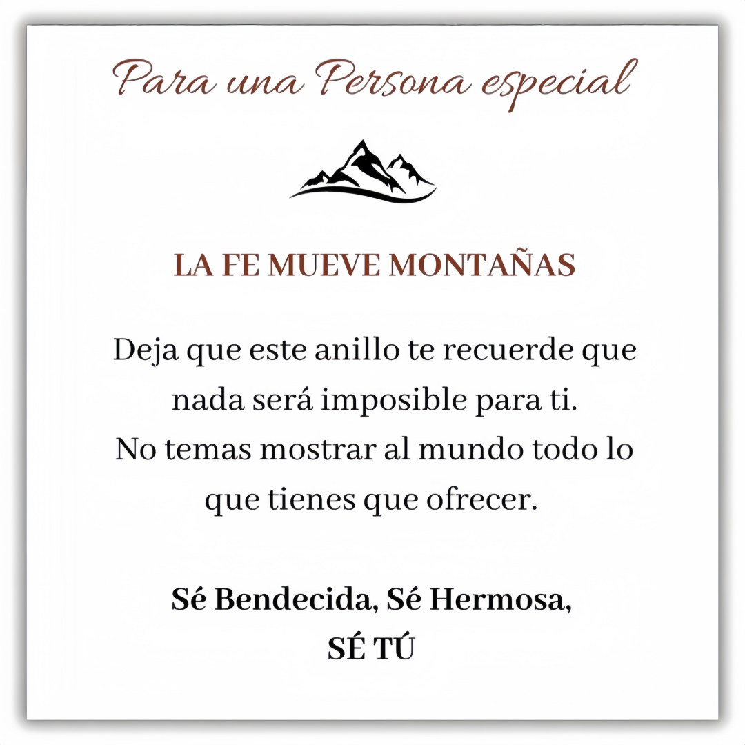 Anillo Aventura - Amor y Amistad