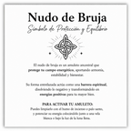 Pulsera Nudo de Bruja Protector