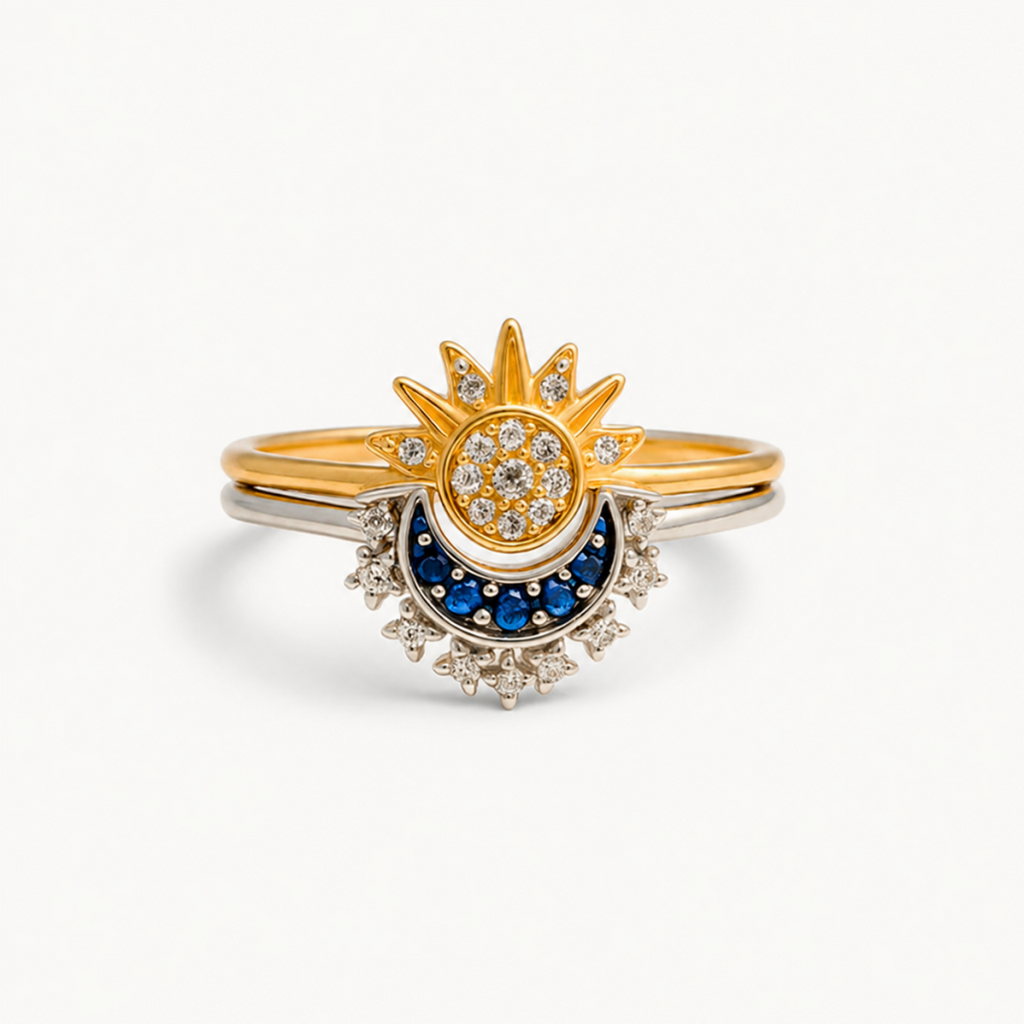 Anillos Dúo Sol y Luna