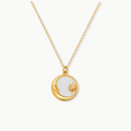Collar Luz entre las Nubes – Luna y Estrella