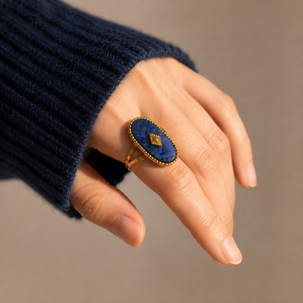 Anillo Intuición de Lapislázuli