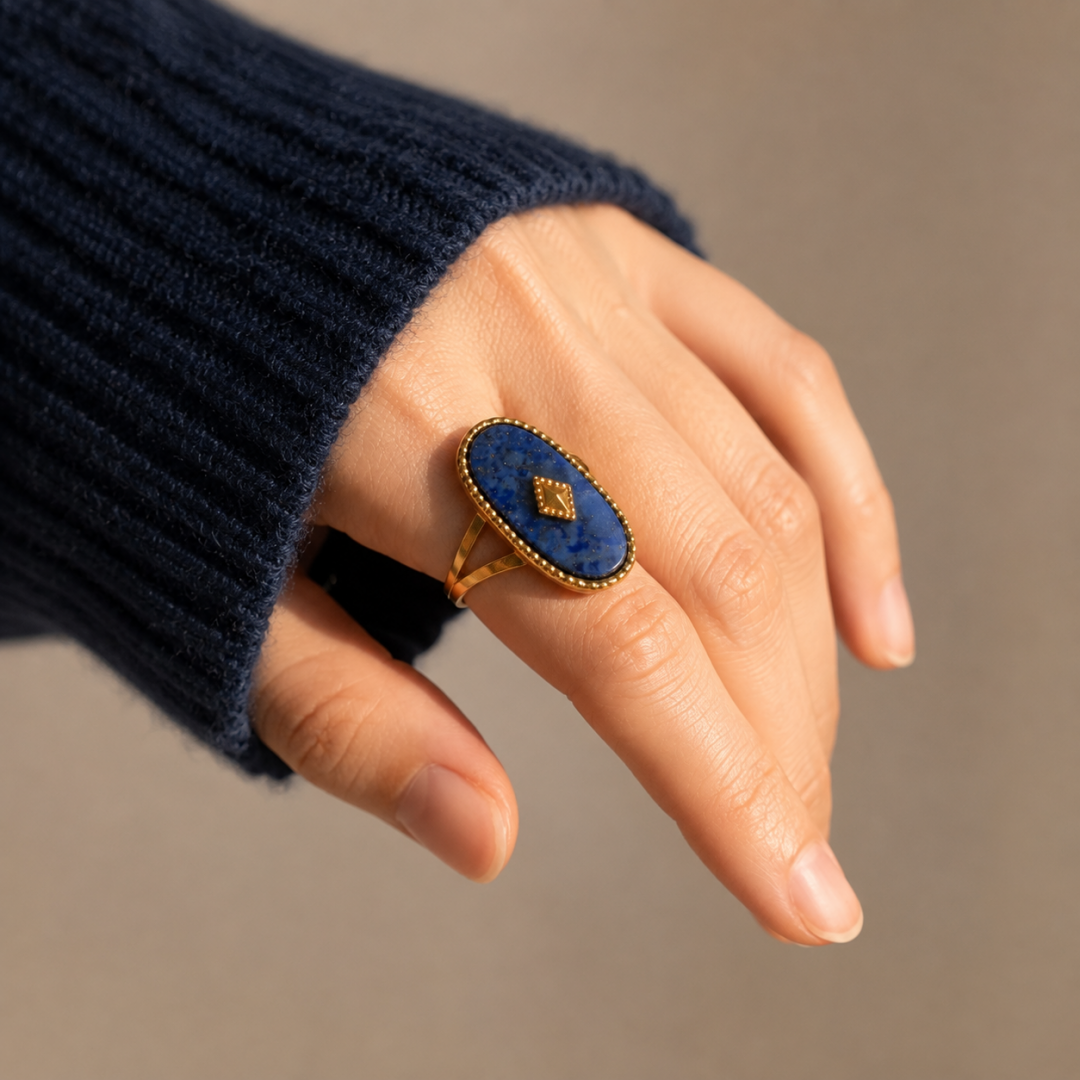 Anillo Intuición de Lapislázuli