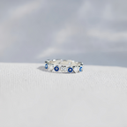 Anillo Protector de Corazón y Ojo Turco