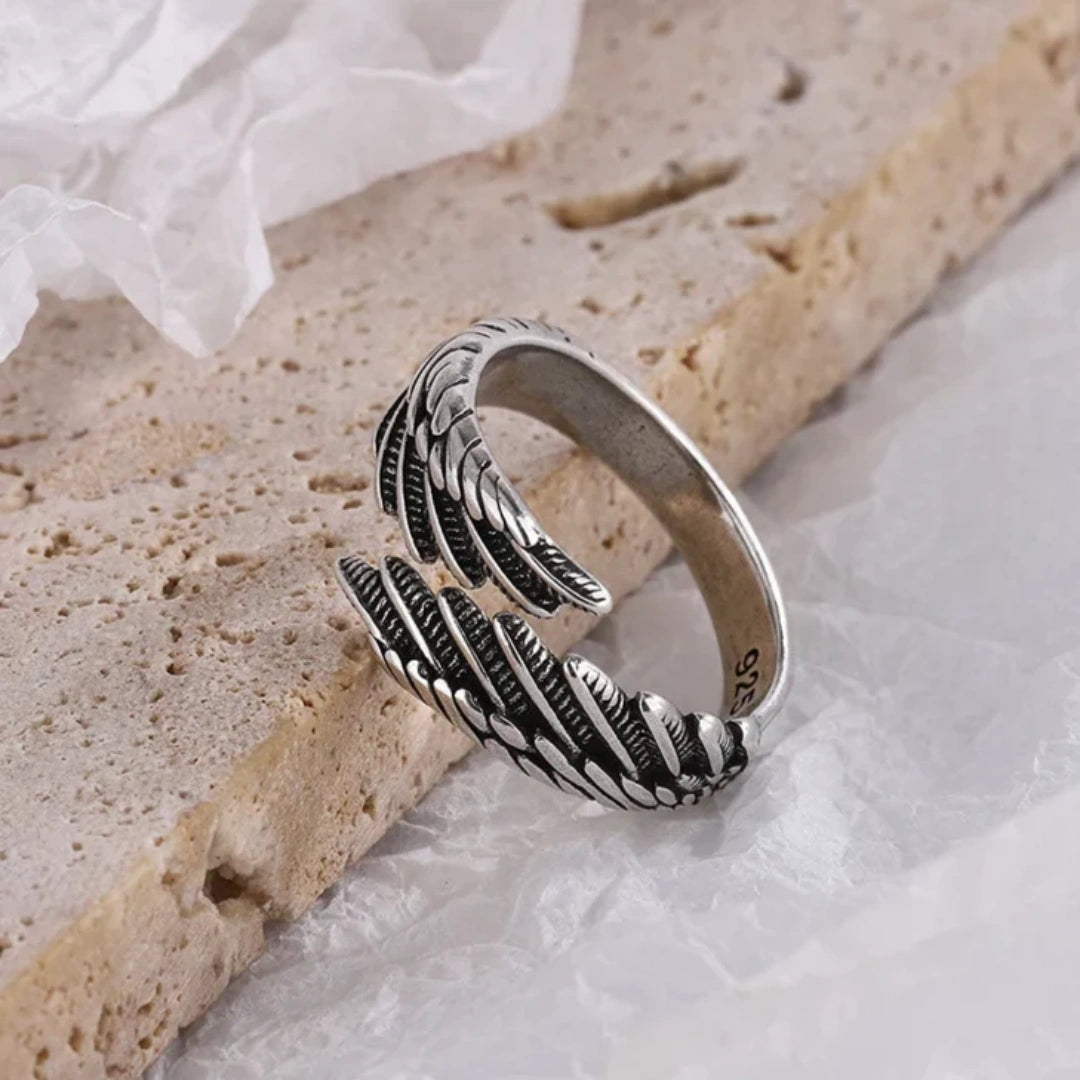 Anillo Alas de Ángel - Personalizable con Nombre