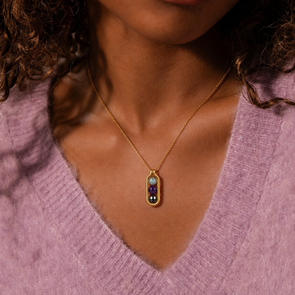 Collar Escudo Empático – Protección y Equilibrio Energético
