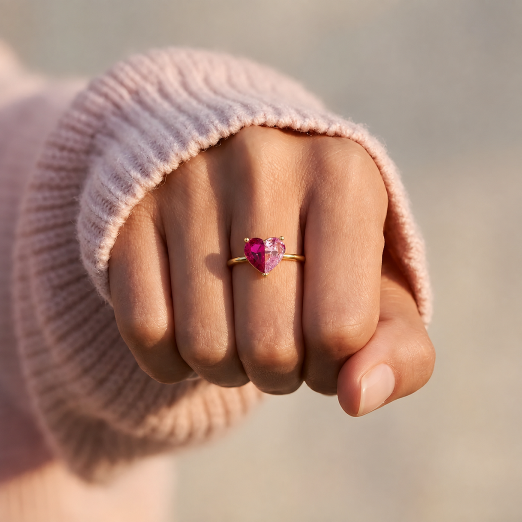 Anillo Dos Corazones - Personalizados