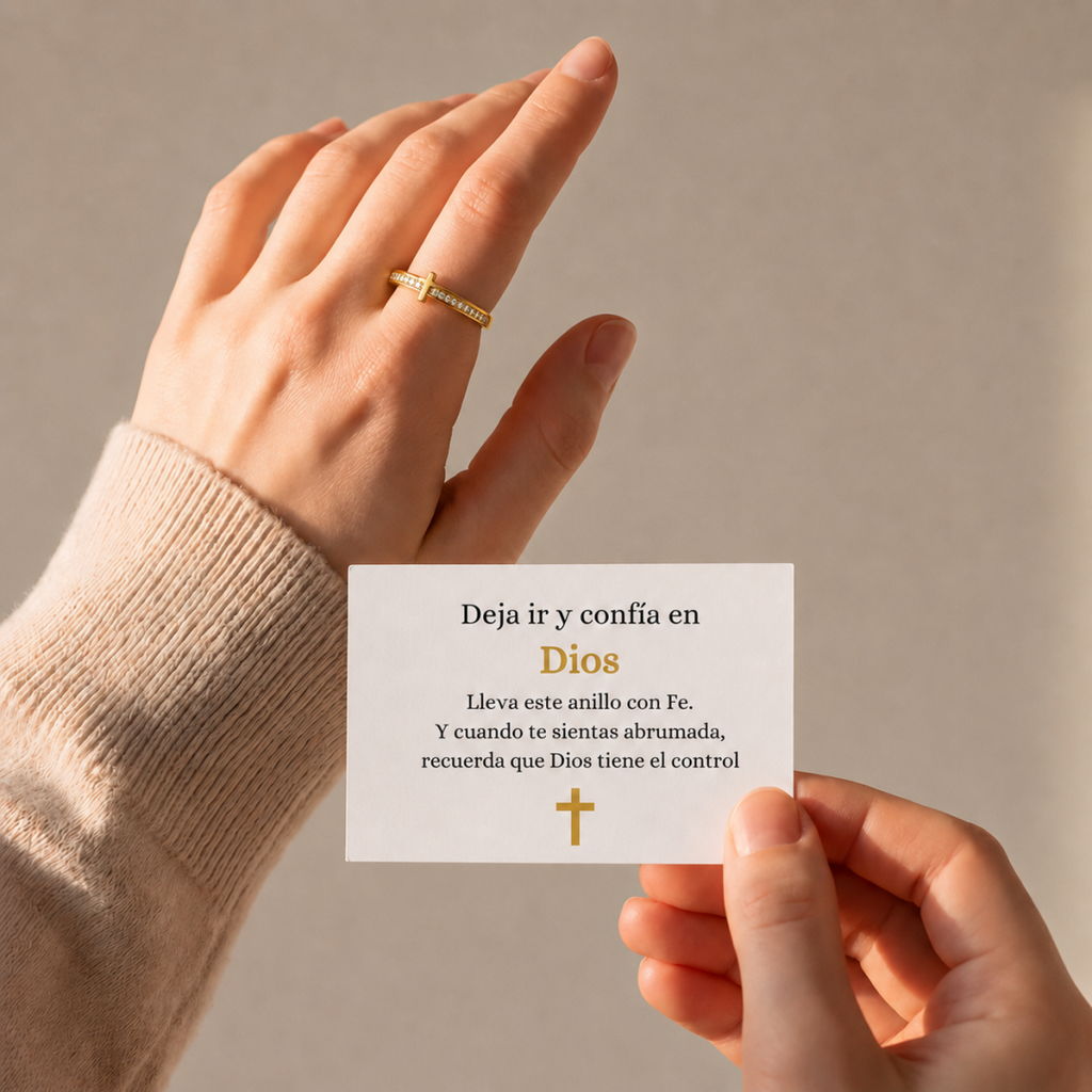 Anillo Confía en Dios