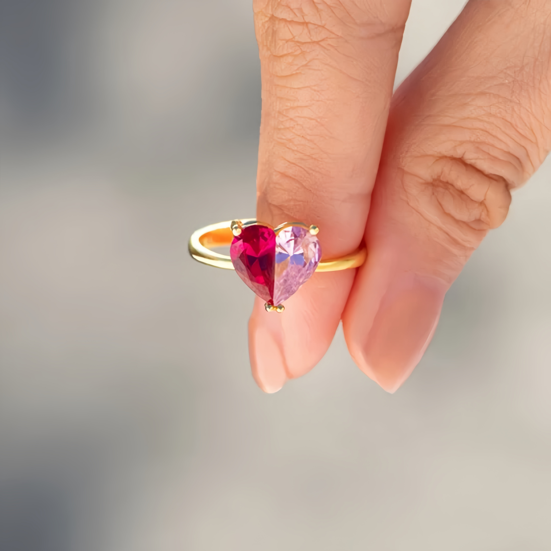 Anillo Dos Corazones - Personalizados
