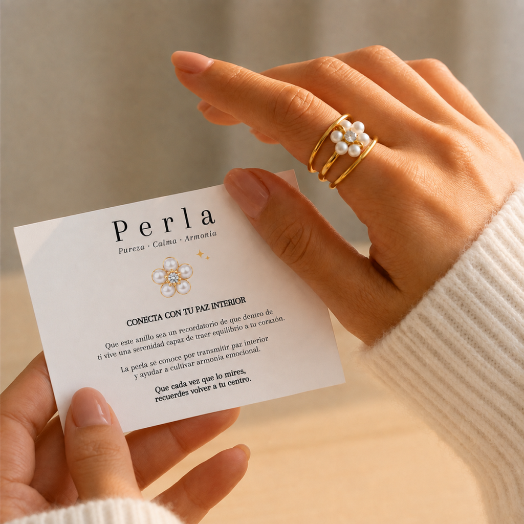 Anillo Flor de Perla