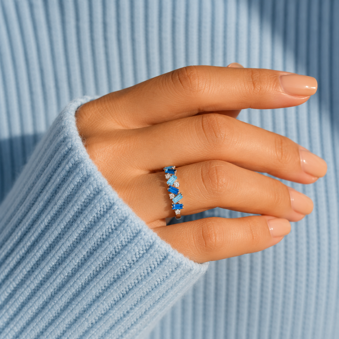 Anillo Serenidad Azul - Amor Propio