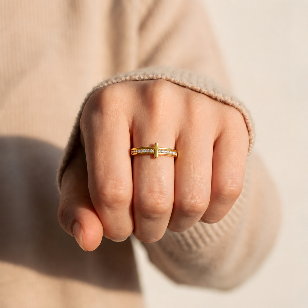 Anillo Confía en Dios