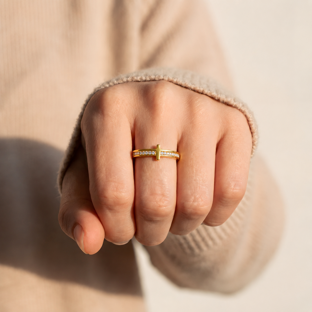 Anillo Confía en Dios