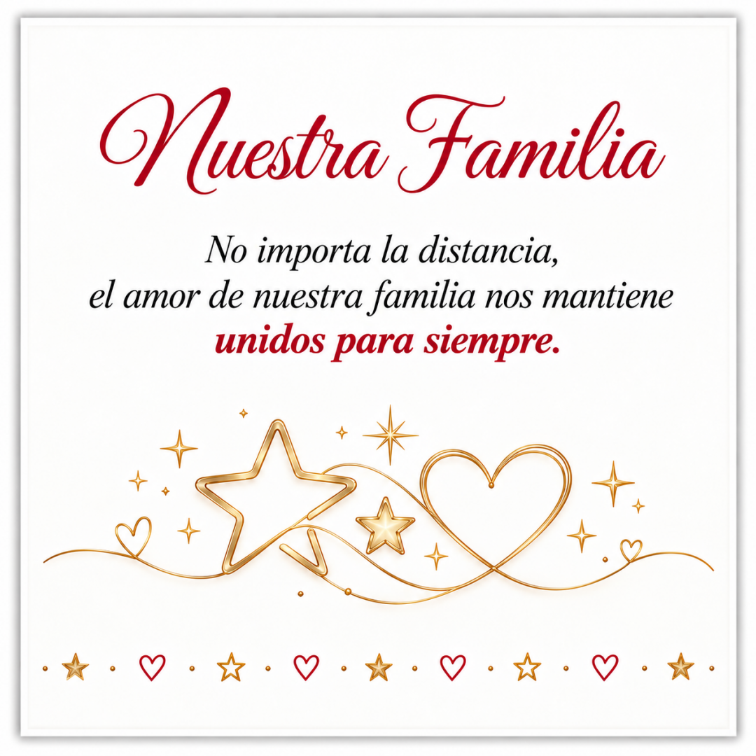 Set Familia de Estrellas y Amor