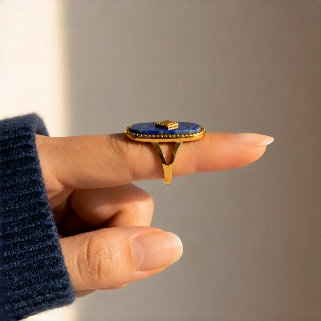 Anillo Intuición de Lapislázuli