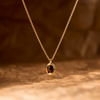 Collar Brújula Interior – Ojo de Tigre