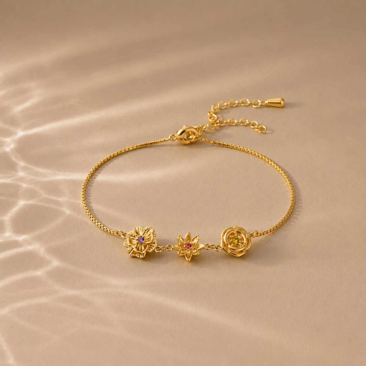Pulsera Flores Eternas - Personalizable