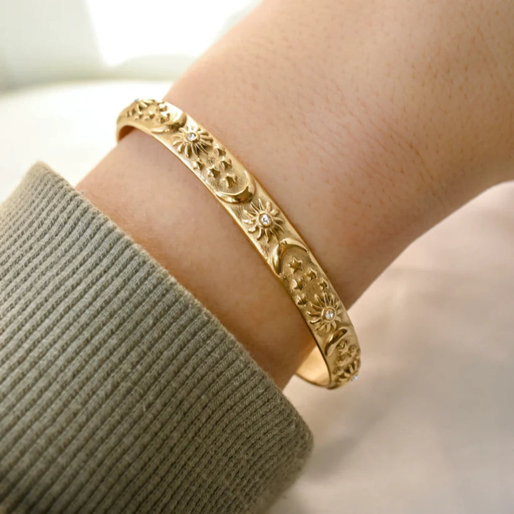 Pulsera Sol, Luna y Estrellas