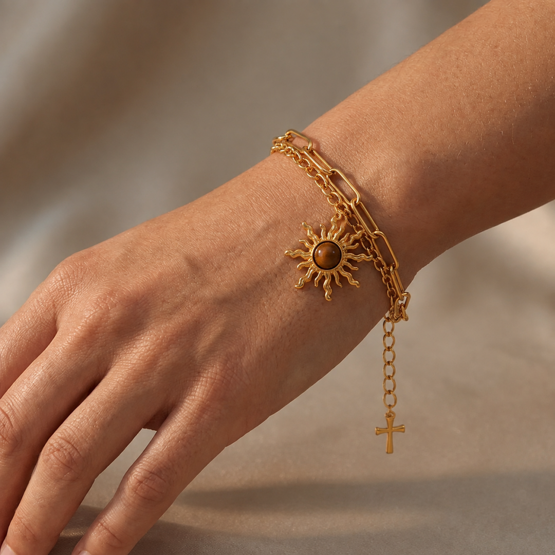 Pulsera Amuleto de Triple Protección