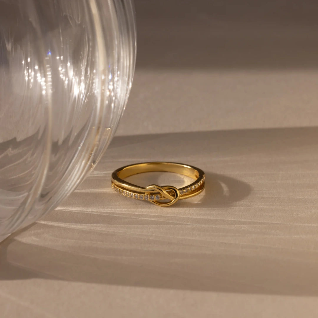 Anillo Nudo de corazón - Tú y Yo