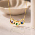 Collar Corazones Entrelazados — “Lo que nos une”