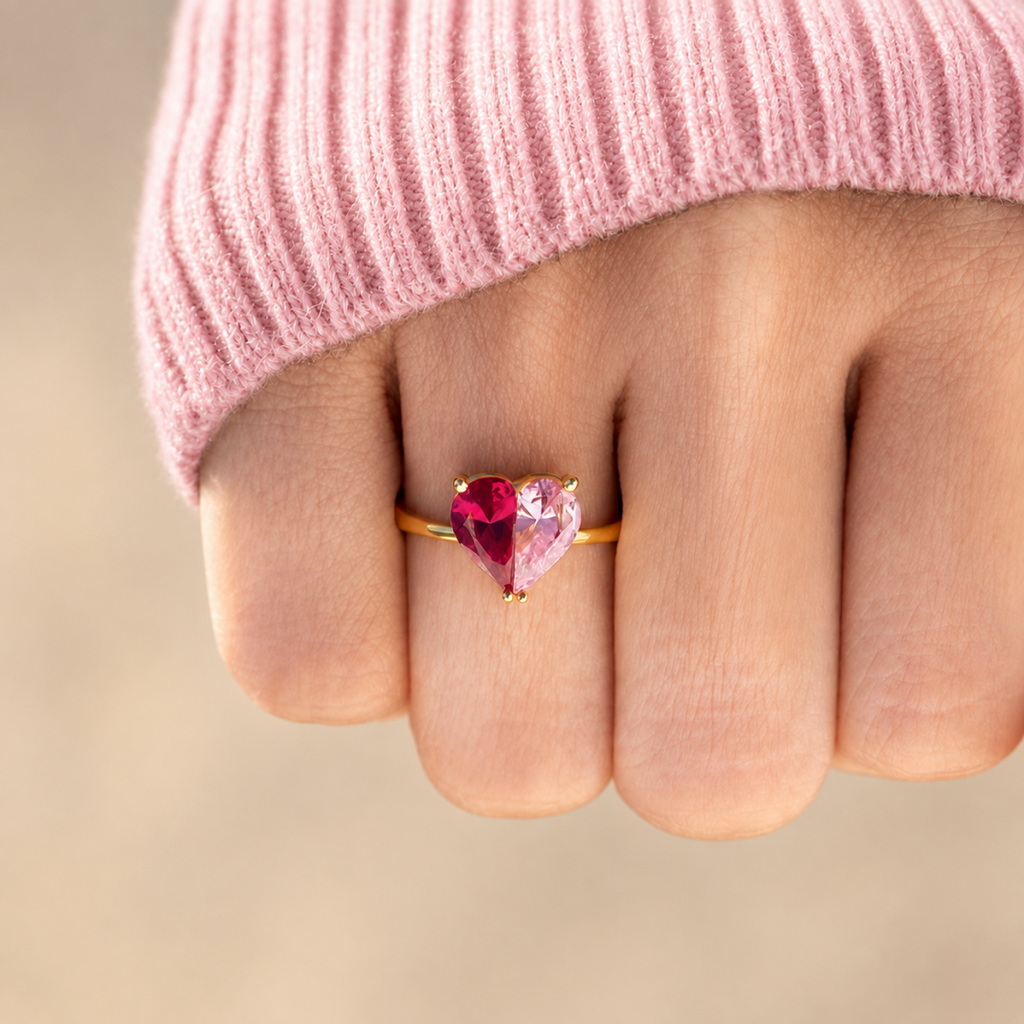 Anillo Dos Corazones - Personalizados