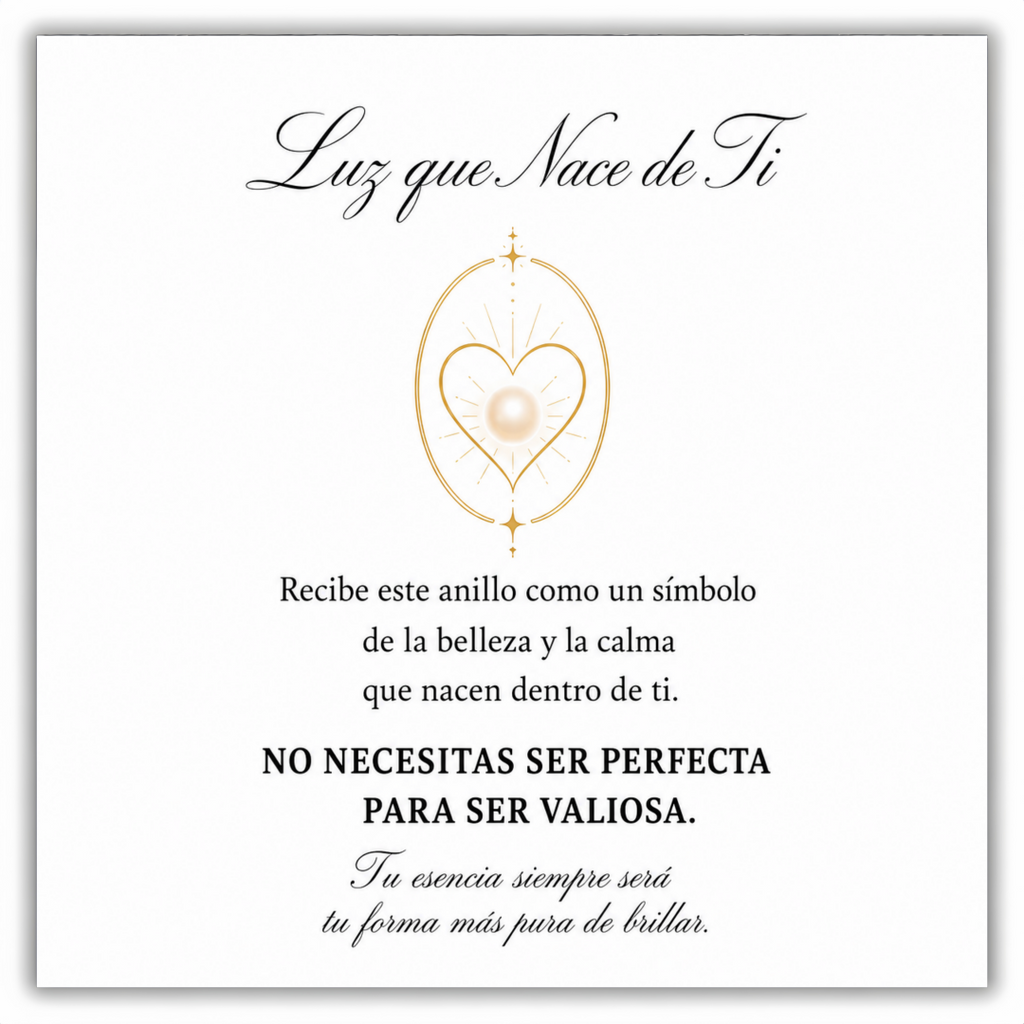 Anillo Pureza – Luz que Nace de Ti