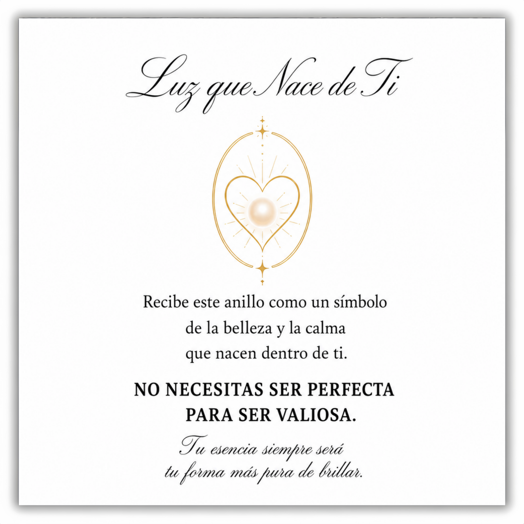 Anillo Pureza – Luz que Nace de Ti