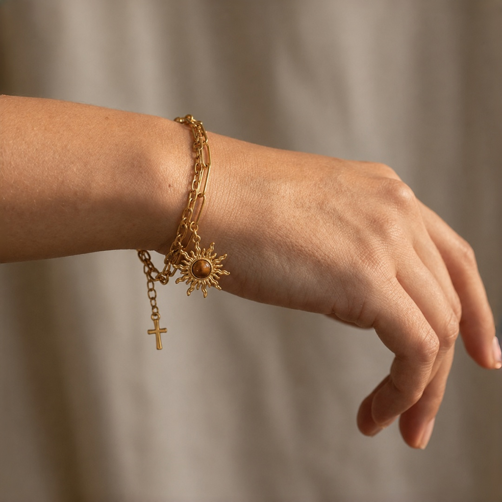 Pulsera Amuleto de Triple Protección